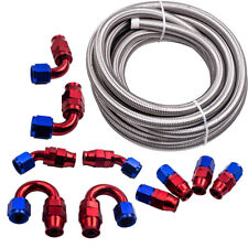 20 Ft / 6M AN-10 Kit tubo flessibile del carburante Fuel Hose Oil Gas Line Kit