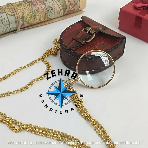 Ciondolo collana lente - , di