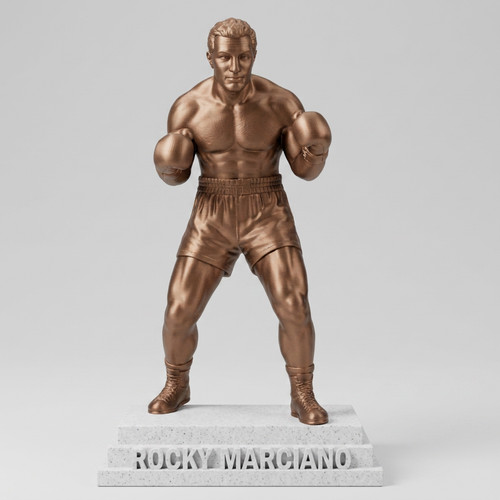 Statua rocky marciano leggenda - statua,