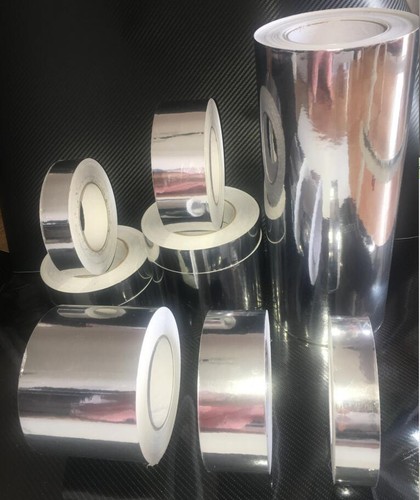 Nastro vinile argento cromato - vinile,