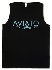 AVIATO GYM TANK TOP Silicon Company Logo Sign Insignia azienda aereo valle