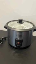 Cuociriso nera marca Russell Hobbs, completa di accessori