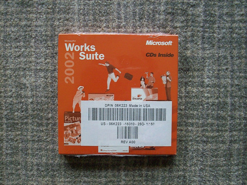 Software microsoft works - cd,