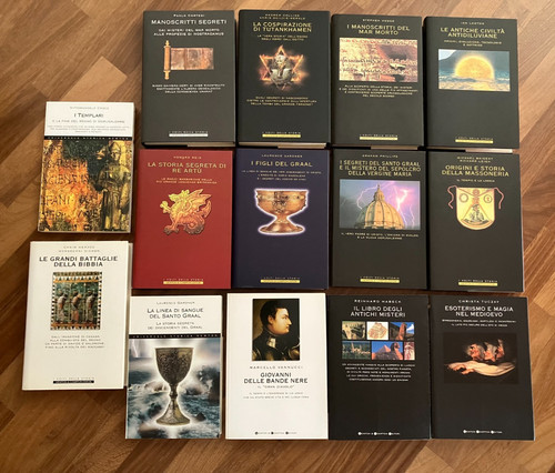 Lotto libri templari santo - lotto,