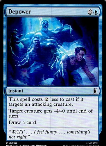 Depower common marvel super - common,