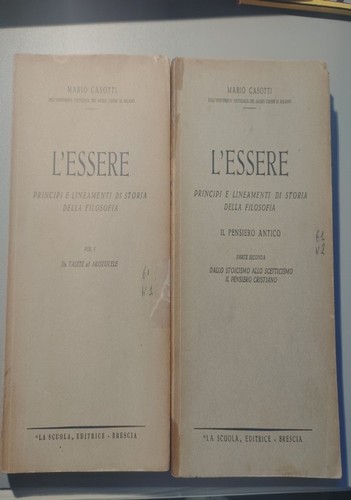 Mario casotti essere - mario, l’essere
