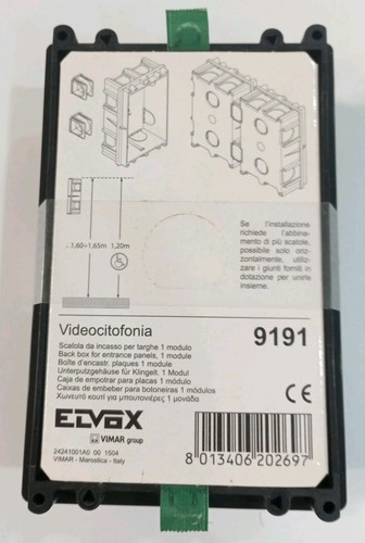 Elvox 9191 scatola citofonica - elvox,