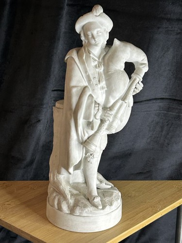 Statue biscuit porcelaine xixe - porcelaine,