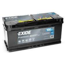 BATTERIA PER AUTO 12V 100 AH POSITIVO A DX 900A SPUNTO EXIDE BMW MERCEDES EA1000