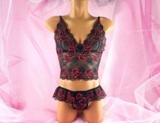 Set lingerie Sissy in pizzo da