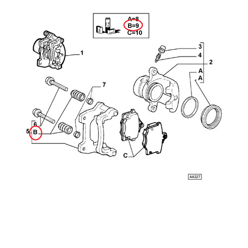 Kit revisione pinza - revisione, freno