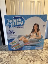 Sedile piscina Bestway 2014 poggiatesta bracciolo porta tazze tappetino aria sedia salotto galleggiante