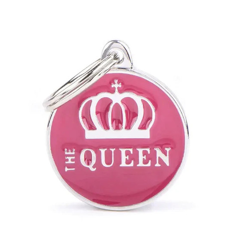 Medaglietta cane the queen - medaglietta,