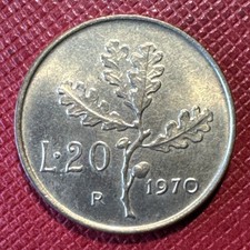 Italy 1970-R Bronzital 20