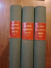 LO SPORT ILLUSTRATO 1959 ANNATA COMPLETA IN OTTIME CONDIZIONI TRE VOLUMI