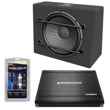 JBL Stage 1200S Contenitore Sigillato 12" 1000w, Amplificatore Phoenix Gold Z3001 600w, Confezione