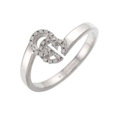 Anello logo GUCCI GG diamante