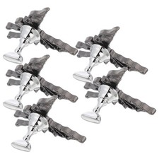  Set di 5 espositori magnetici per nail art a forma di farfalla con base