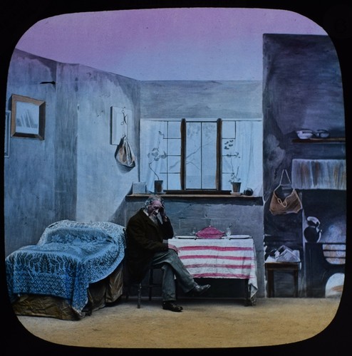 Antique magic lantern - antique,