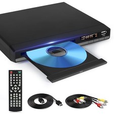 Lettore DVD HD con porta HDMI, region free per Smart TV, Cavo di uscita HDMI/RCA