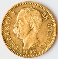 Italia - 1882-R Umberto I 20