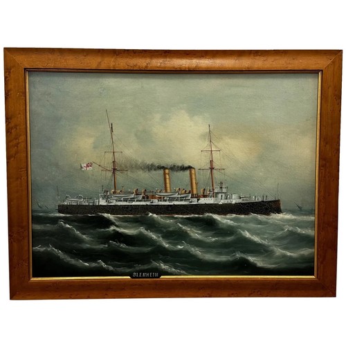 Pittura olio marino - marino, nave
