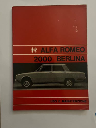 Alfa romeo 2000 - 2000, giulia
