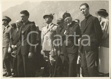 1940 ca TRENTO FASCISMO Autorità a un corteo funebre *Foto UNTERVEGER 18x13