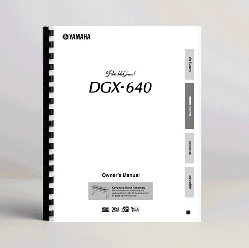 Yamaha dgx 640 manuale - dgx-640,