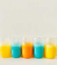 Iconico set in vetro misto