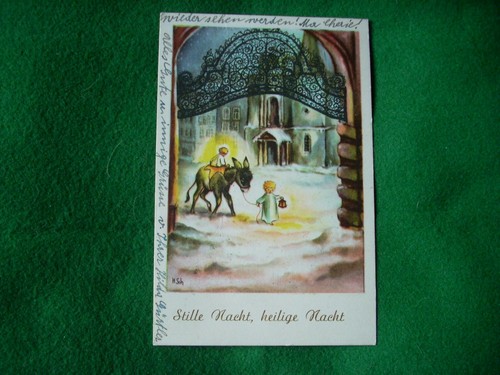 Cartolina natalizia anni 50 - natalizia, '50
