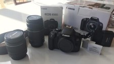 Canon eos 650D, obiettivi 18-55mm e 55-250mm, kit completo accessori originali