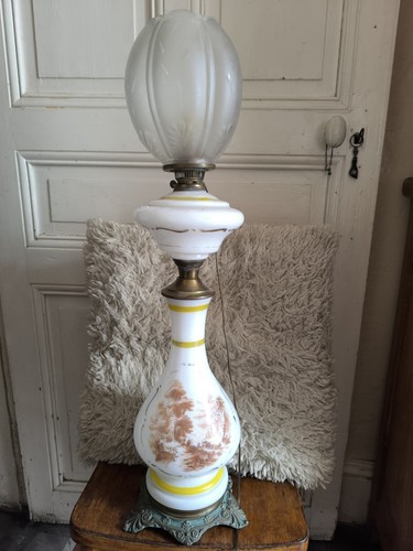 Lampada petrolio bronzo - lampada,