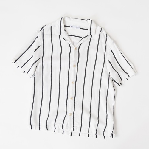 Camicia uomo zara bianca nera - camicia,