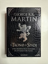 IL TRONO DI SPADE LIBRO SECONDO ED. DELUXE PELLE DI DRAGO GEORGE MARTIN 2013