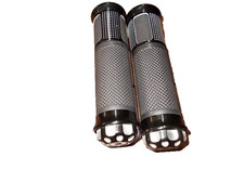 Coppia manopole moto complete di contrappesi ottime per personalizzazioni