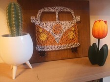 String Art Camper Van fatto a