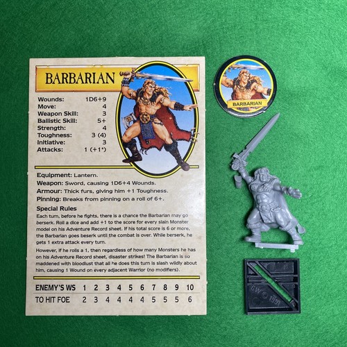 Warhammer quest personaggio - warhammer,