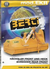 BERTI TRITURATORE TRINCIATRICE ANTERIORE POSTERIORE MULTIUSO EKR per trattore 25 - 90 HP Brochure