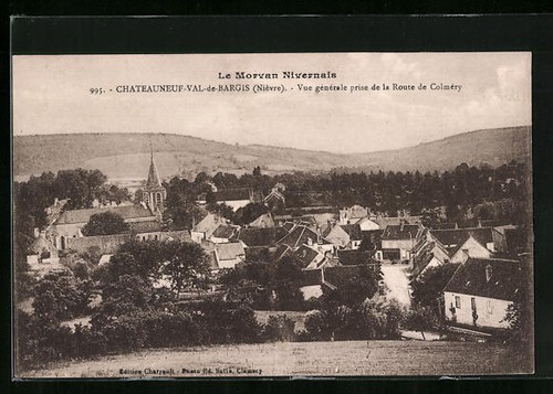 Cpa chateauneuf val - cpa, chateauneuf-val-de-bargis