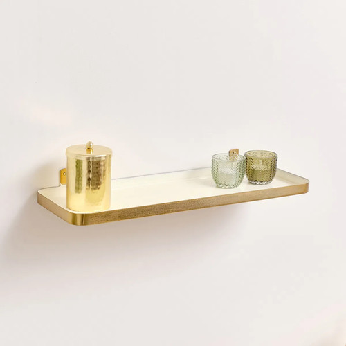Gold ivory enamelled metal - &,