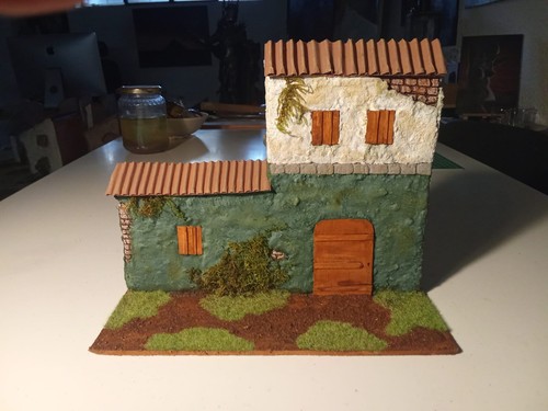 Case per fondale - fondale, presepe