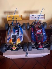 BUGGY 1/8 RC NITRO CAR GS STORM FUNZIONANTI COME NUOVE E RADIOCOMANDI FUTABA