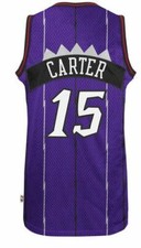 CANOTTA/JERSEY X COLLEZIONE-BASKET NBA-TORONTO RAPTORS-VINCE CARTER-DINOSAURO