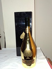 Bottiglia vuota con custodia Champagne Armand de Brignac Gold da collezione