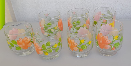Set bicchieri vetro vintage - set,
