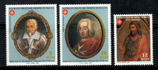 Sovrano Ordine di Malta 1998 Sass. 551-553 MNH 100% personaggi famosi, San Giovanni