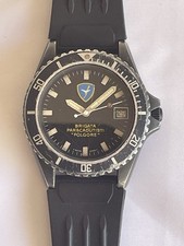 Orologio automatico vintage per Brigata Paracadutisti Folgore cassa MRP PVD nero