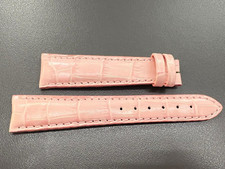 Pink Leather Strap 20/16mm For Rolex - Cinturino In Pelle