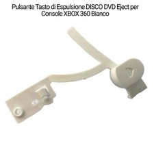 Pulsante Tasto di Espulsione DISCO DVD Eject per Console XBOX 360 Bianco